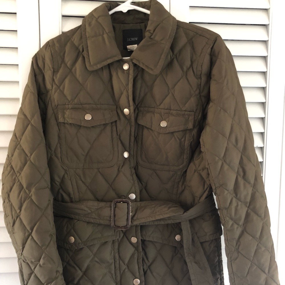 Jcrew Olive Coat